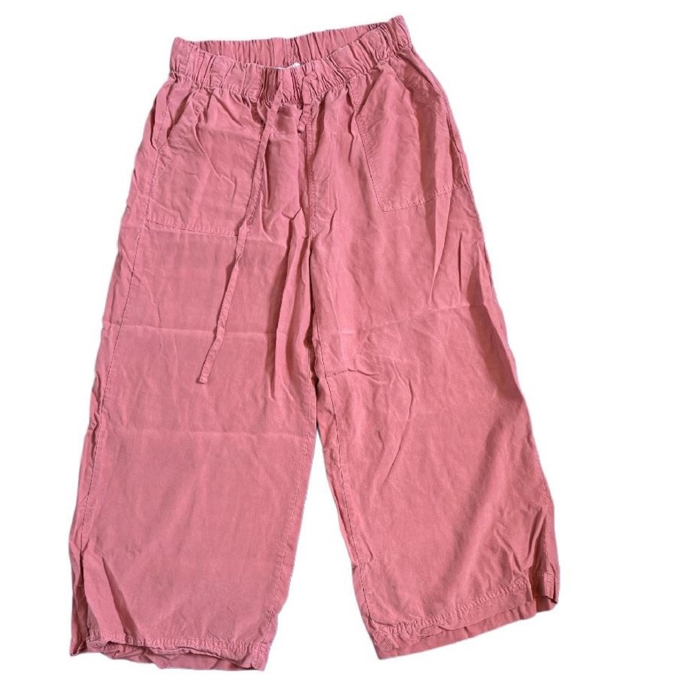 Thread & Supply Wide Leg Pink Drawstring Pants